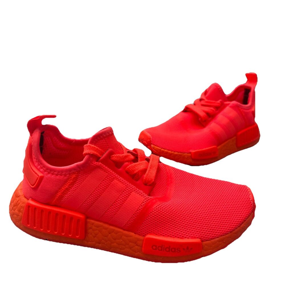 Adidas NMD R1 Triple Solar Red Boost Sneakers Men’s Size 4.5